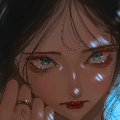 13张超精致手绘唯美女生头像，氛围感拉满