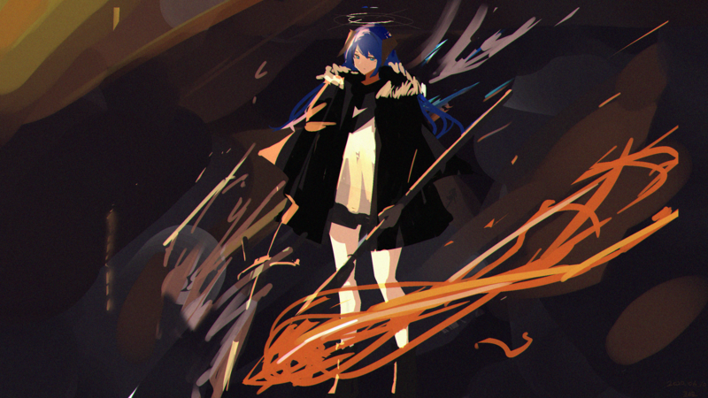 超绝二次元少女手绘壁纸 每帧都戳中少女心