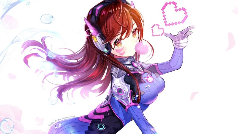 守望先锋D.Va高清壁纸 多款角色壁纸任你挑