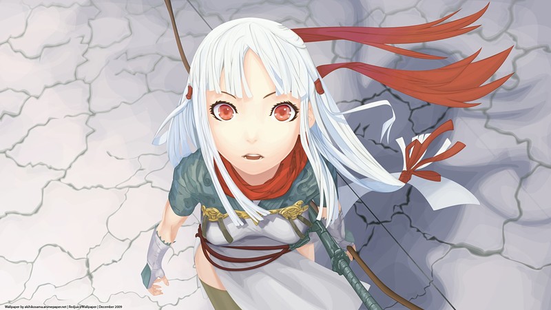 白发红眼动漫少女壁纸合集 年高清版