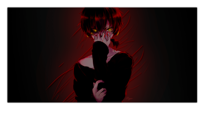 红黑配色动漫壁纸合集