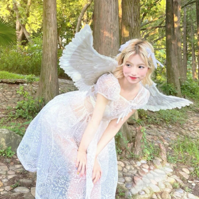 20张森系真人女生治愈风仙气头像合集