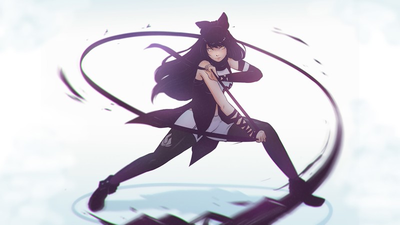 RWBY同人壁纸合集：布蕾克·贝拉多娜与她的武器 Gambol Shroud
