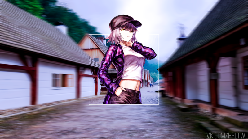 这款壁纸合集太绝了！黄瞳戴帽的二次元少女直接戳中XP