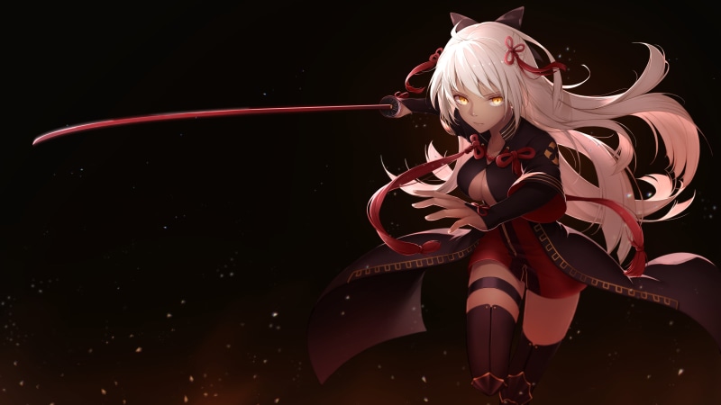 这套二次元刀剑美少女壁纸超绝