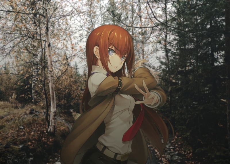 牧濑红莉栖高清壁纸来啦！红发蓝眼的二次元少女谁不爱