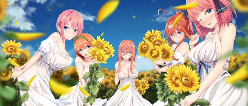 五等分的花嫁少女同人壁纸合集