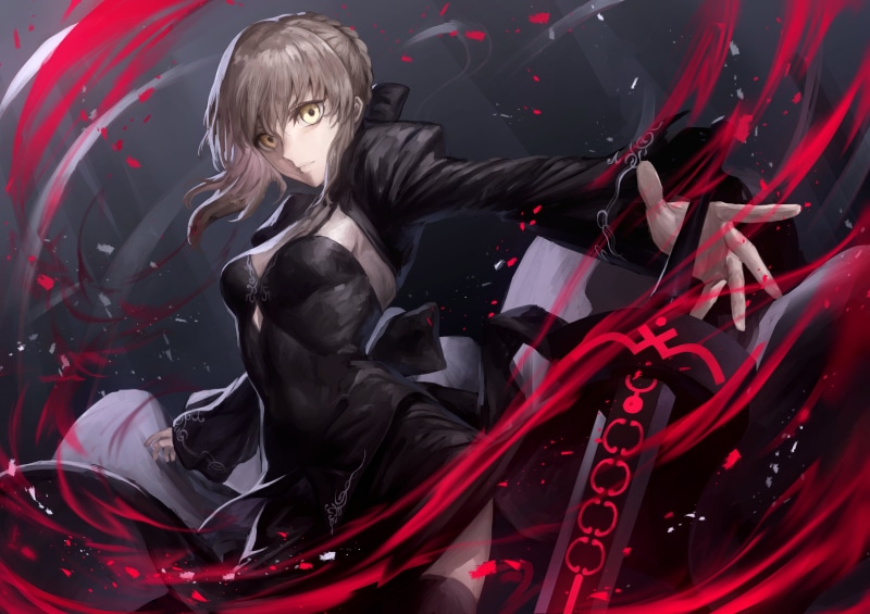 Fate系列黑 saber alter 壁纸合集