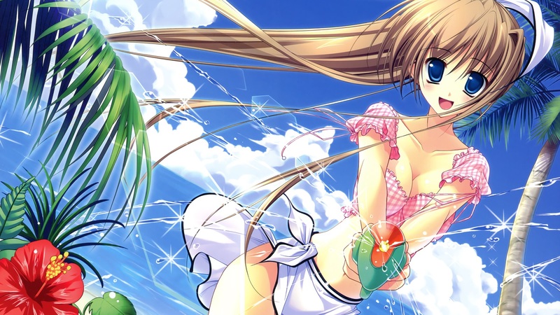 绝美二次元海边少女壁纸合集