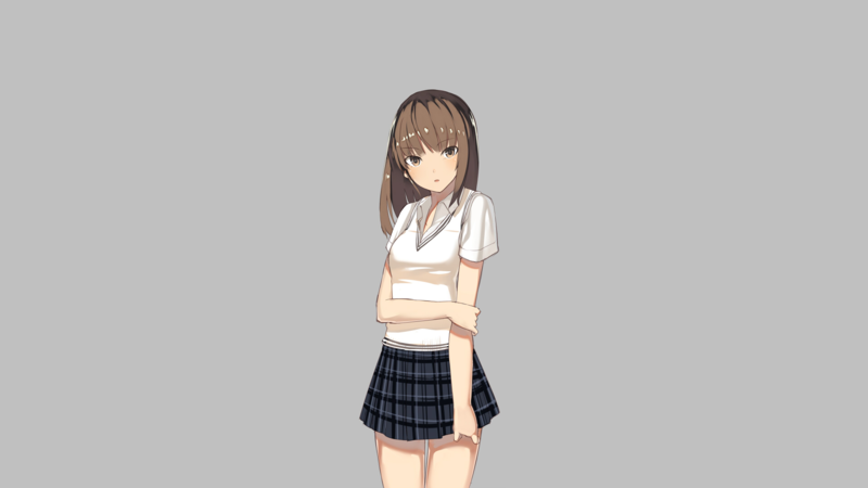谁能拒绝穿校服的动漫少女壁纸