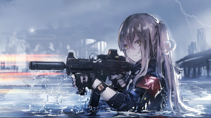 水枪 成人 发光 武器 头饰 动漫少女 动漫 安全 步枪 服装 制服 反光 角色 科技 手持高清壁纸