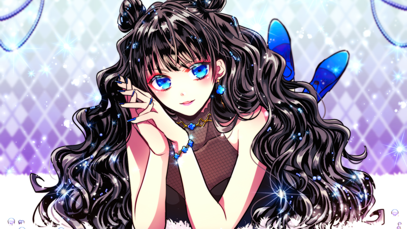 长发蓝眼少女壁纸合集