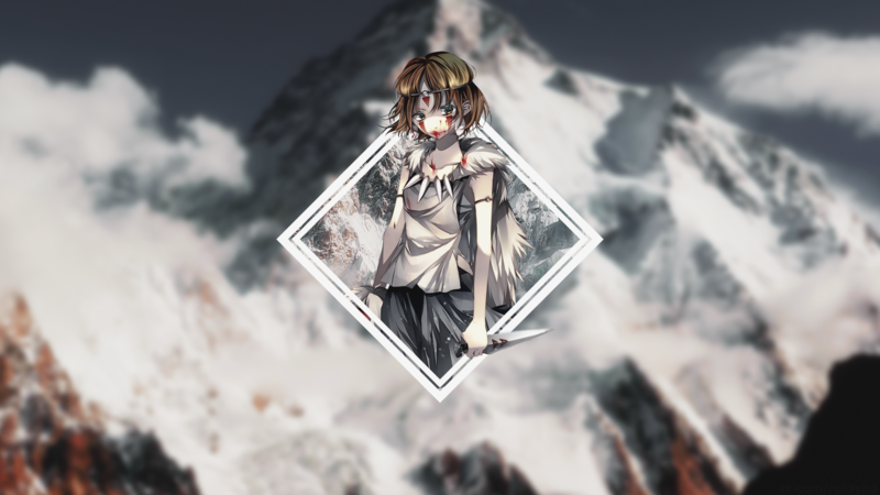 宫崎骏幽灵公主桑 画中画高清壁纸