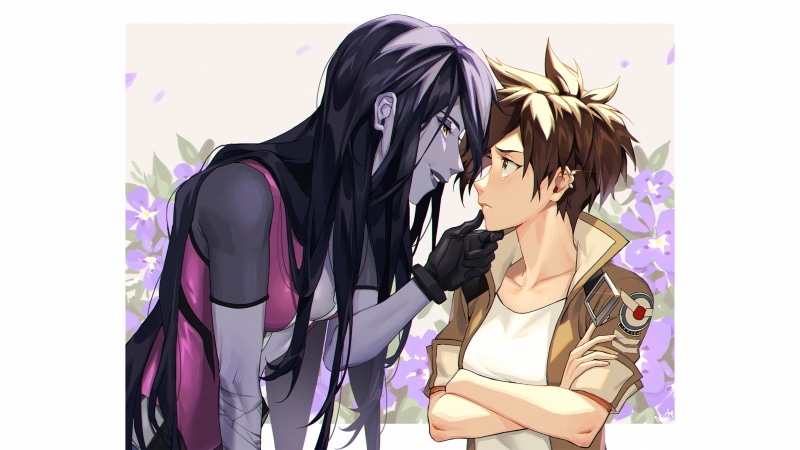 守望先锋同人壁纸合集 肤白短发耳饰 紧身衣黄眼角色 夹克手套4K画质