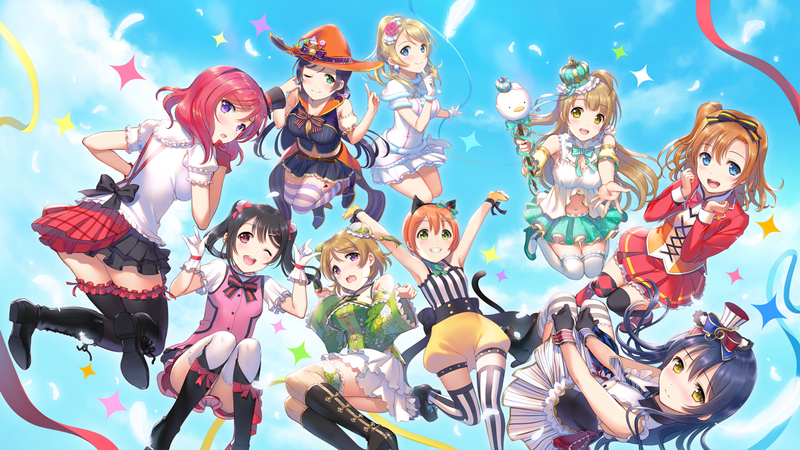 LoveLive!元气少女比出胜利手势 超彩漫壁纸合集