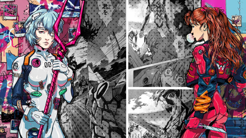 新世纪福音战士 绝美同人数字壁纸合集