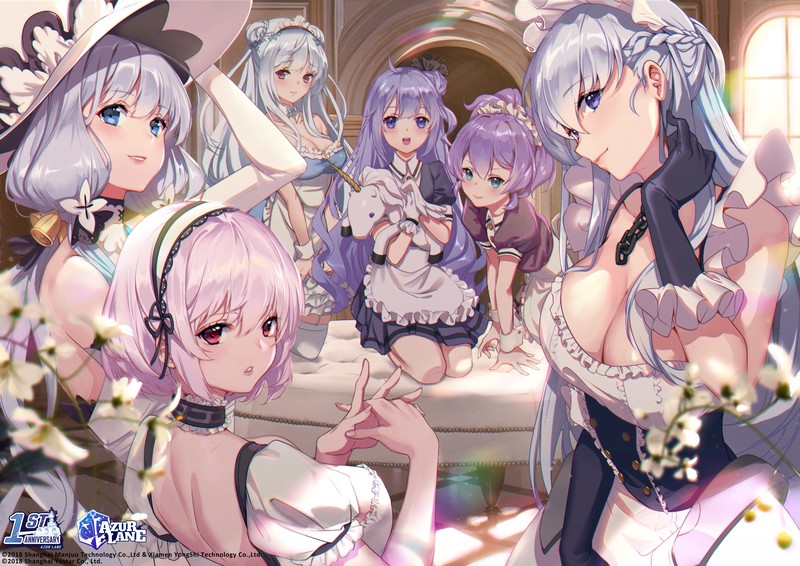 《碧蓝航线同人插画合集 多款舰娘2D肖像壁纸》