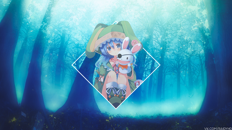 约会大作战高清壁纸 画中画二次元少女