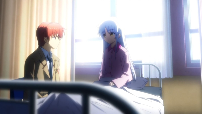 Angel Beats!动漫壁纸分享 室内橱窗角色陈列