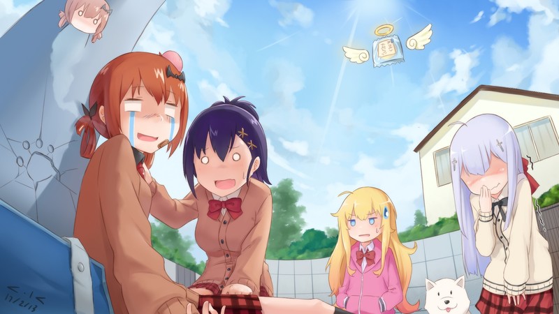《珈百璃的堕落》五位少女校服造型高清壁纸合集