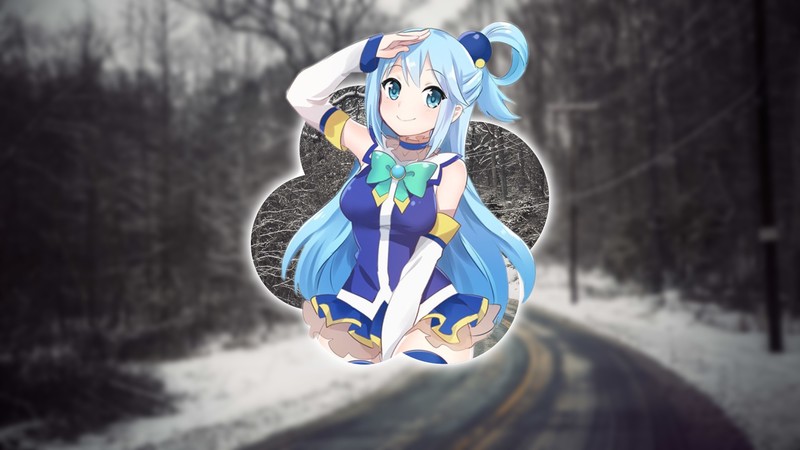 为美好的世界献上祝福！画中画高清壁纸