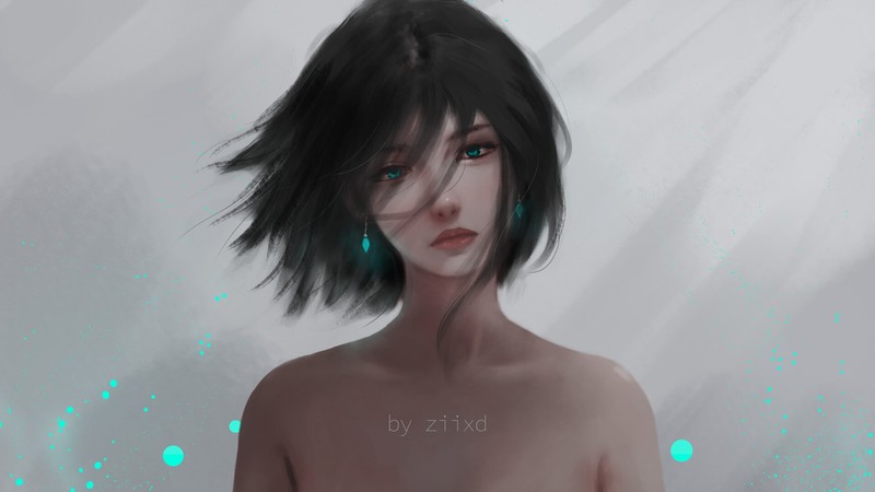 这组ArtStation动漫女性作品壁纸合集