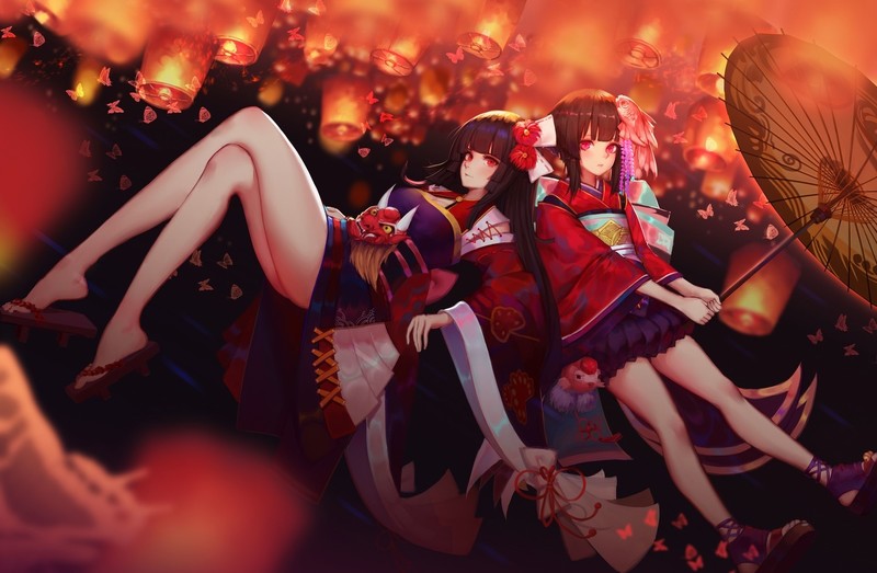 阴阳师神乐彼岸花 绝美二次元少女壁纸合集