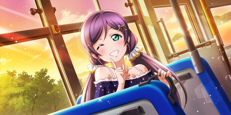 LoveLive系列壁纸分享 东条希紫发幻想少女高清壁纸