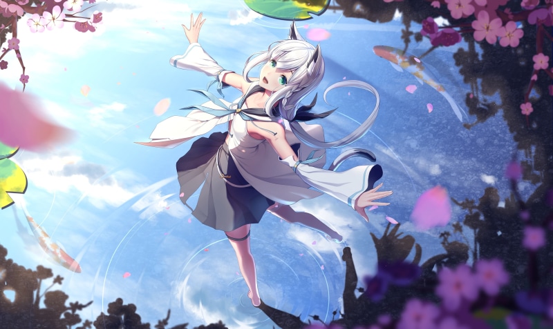 白上吹雪2K高清壁纸 虚拟主播二次元壁纸
