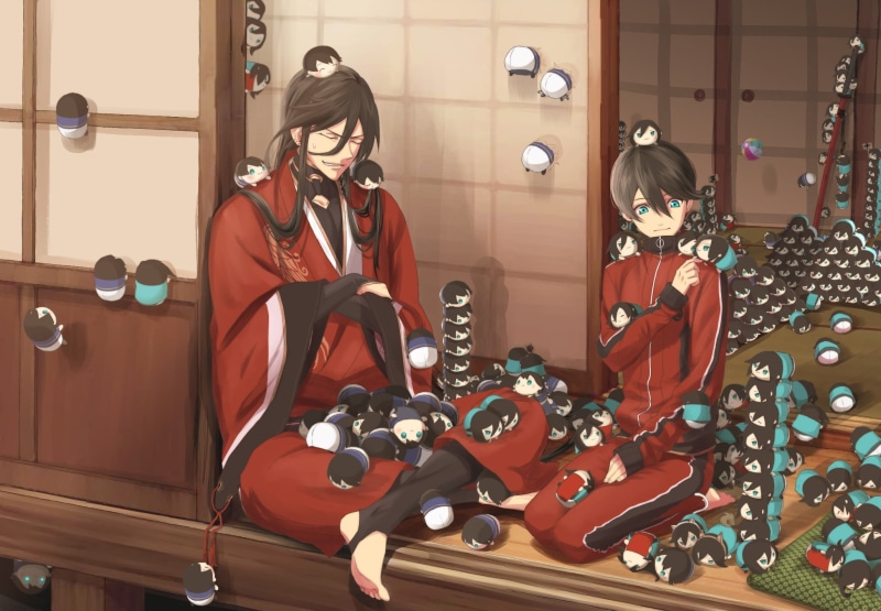 刀剑乱舞帅气武士群像 刀剑乱舞舞剑高清壁纸