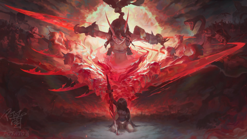 多款热门二次元动漫游戏插画壁纸