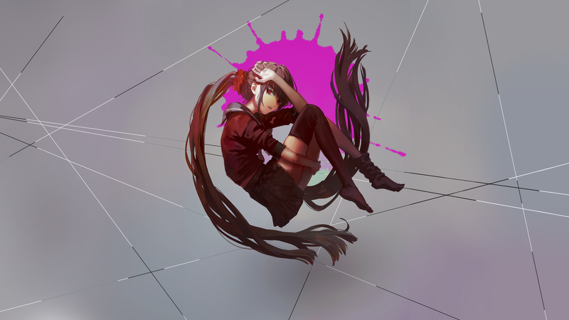 长发二次元少女壁纸合集