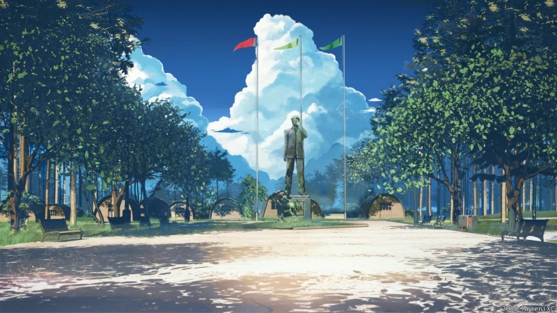动漫风夏日苏联场景壁纸