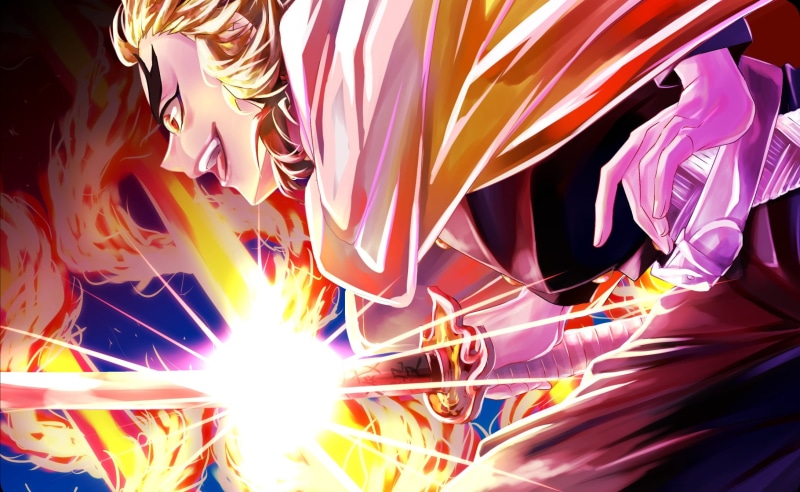 鬼灭之刃高清壁纸合集！炎柱水柱全都有