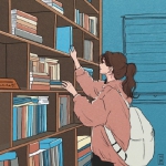 女生专属！9张认真努力风插画微信头像