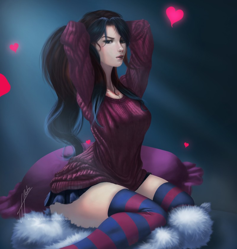 动漫角色Hlulani高清壁纸