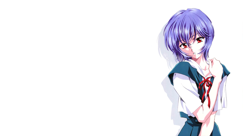 新世纪福音战士绫波丽壁纸合集！红瞳白衣的清冷少女谁不爱