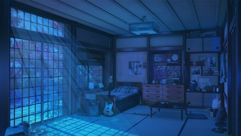 绝美侧脸少女剪影壁纸