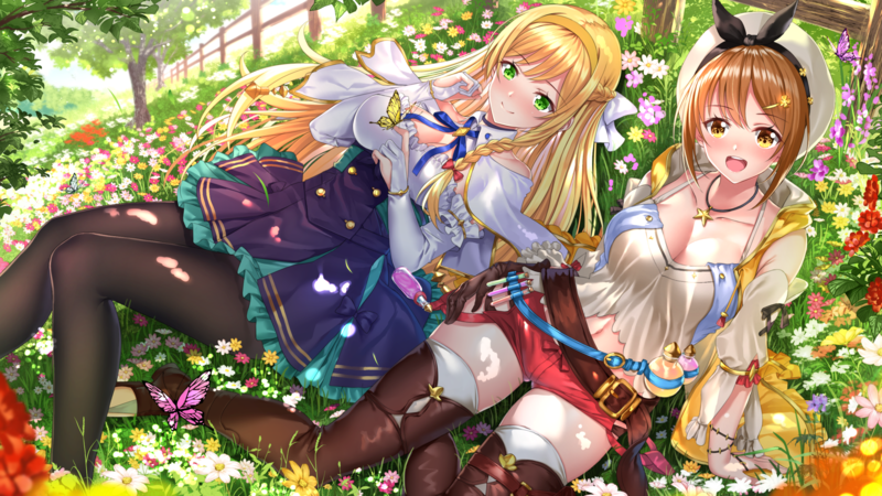 《莱莎的炼金工房》系列二次元少女同人壁纸合集