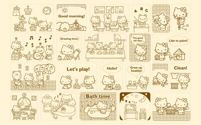 超可爱Hello Kitty高清壁纸合集