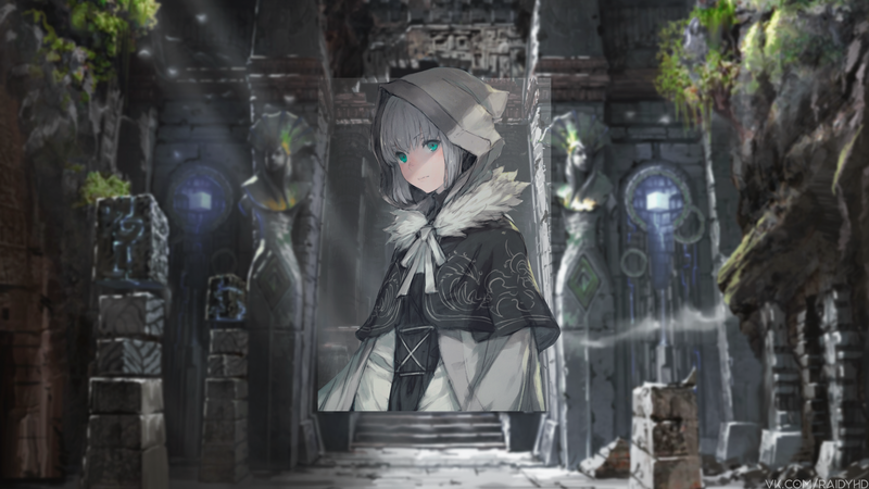 Fate系列少女壁纸合集 画中画废墟场景超绝壁纸