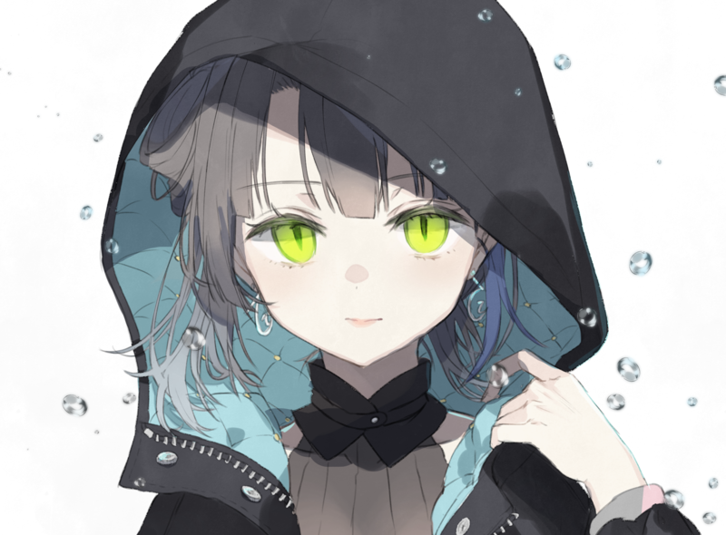 绝美二次元少女数字艺术壁纸