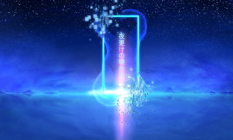 绝美动漫风蓝调星空壁纸合集