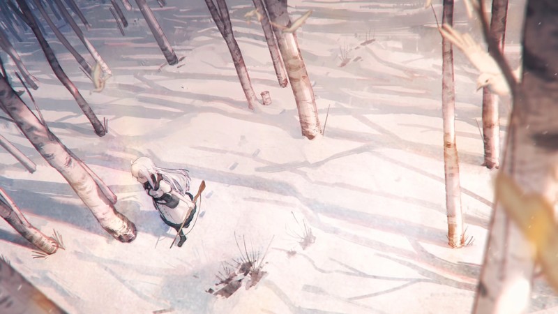 少女前线同人壁纸合集：莫辛纳甘、雪中枪械与少女们的手绘日常