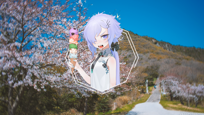 超吸睛！日本二次元少女画中画高清壁纸合集