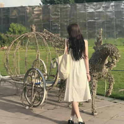 20张森系真人女生治愈风仙气头像合集