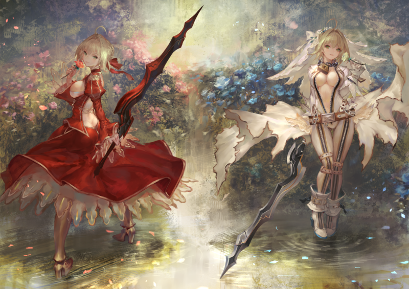 动漫少女壁纸分享  fate系列英灵高清美图