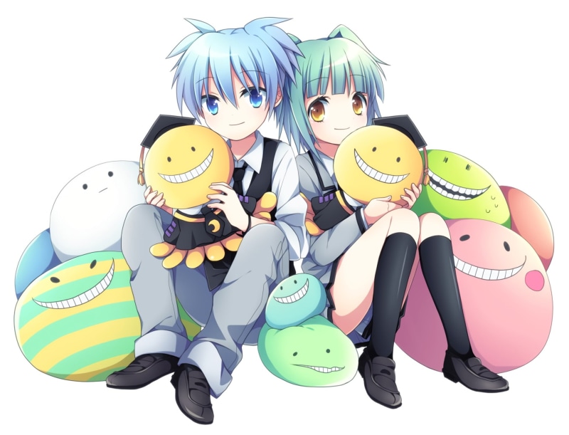 《暗杀教室》枫同学&渚同学高清壁纸合集