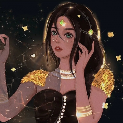 13张超精致手绘唯美女生头像，氛围感拉满