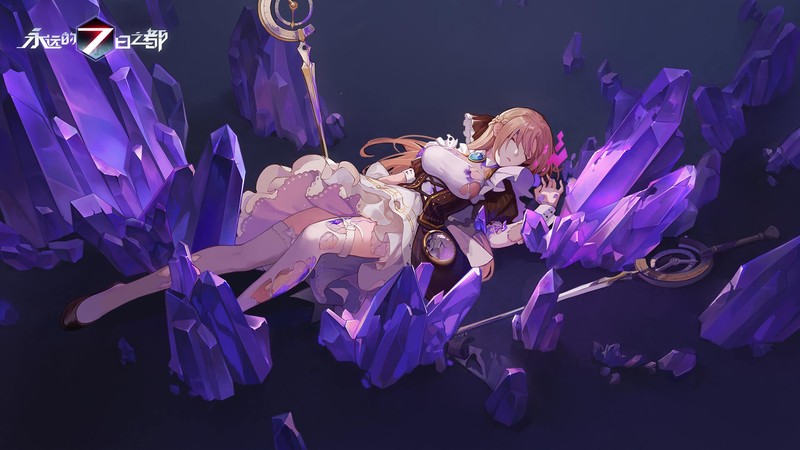 动漫睡美人幻想少女 高清壁纸
